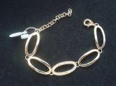 Pulseira oval com zircônia PLR004